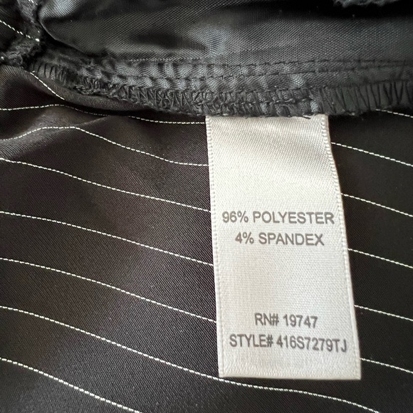 Womens Nine.eight Flare striped Black pants sz 10 - Picture 3 of 12